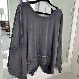 Free People Open Back Sweater